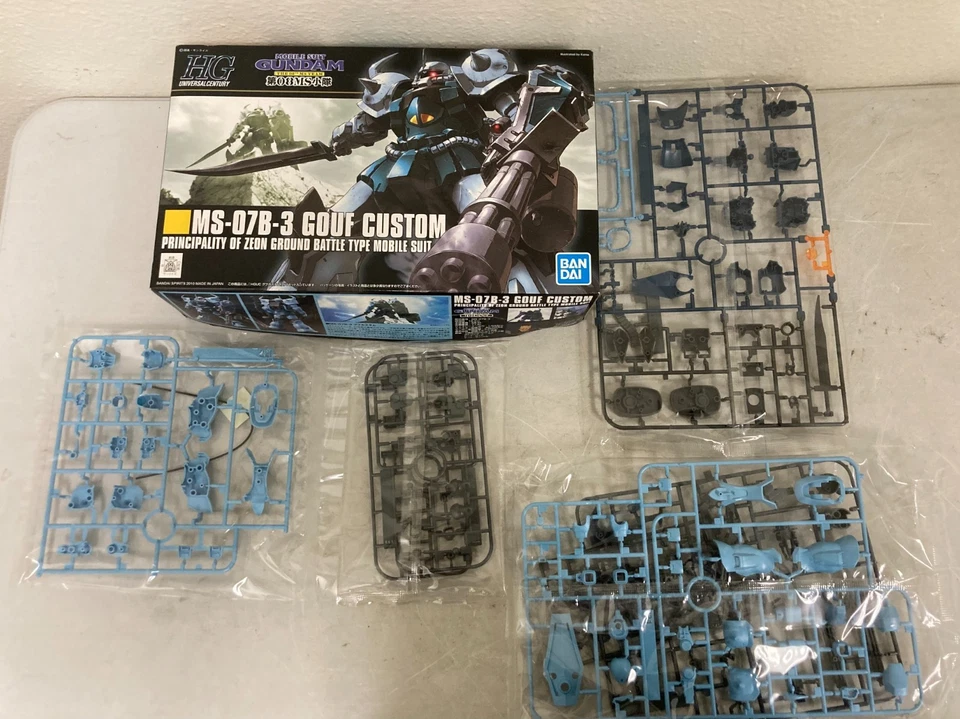 Lot of 4 Bandai Gundam HGUC #117 MS-06B Gouf Custom 1/144 Model Kits USA - Image 3 of 4