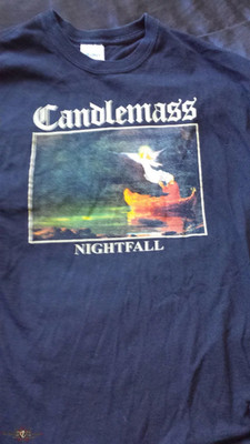 Navy Nightfall Album Graphic Candlemass Shirt Unisex Concert All Sizes SG914