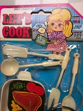 1980's Lets Cook playset . In package