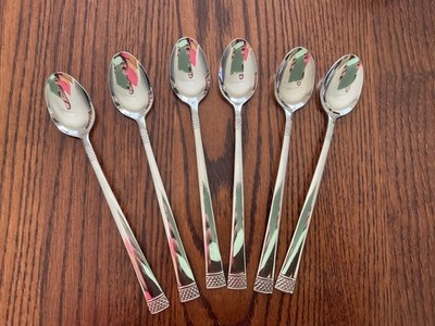 Cuisinart Flatware Crescent Stainless 18/10  Iced Tea spoon set of 6