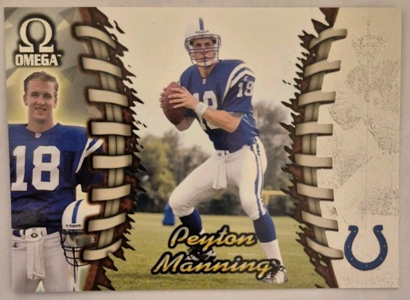 1998 Pacific Trading Card Peyton Manning - RC Omega #101