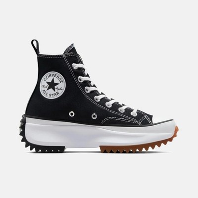 Converse Run Star Hike Hi Top Chunky Platform Sneaker 166800C Black Womens 7.5US