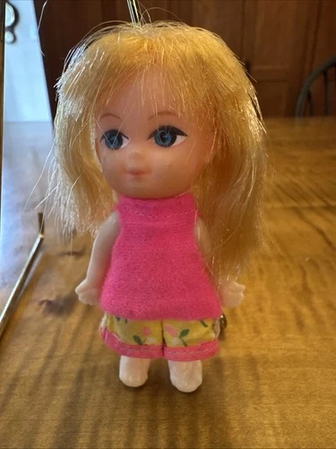 Vintage 1960s Mattel Liddle Kiddle 3 1/2” Doll