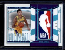 2024 National Treasures #CLM-KUZ Kyle Kuzma Colossal Logoman #/4