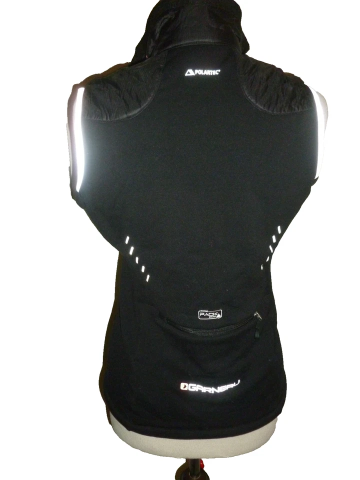 Louis Garneau Cycling Vest Nylon Fleece Full Zip Polartec Womens S Small - Image 4 of 4