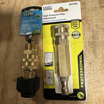 #ad #ad Surfacemaxx High Pressure Filter Quick Connect M22 6 1 Nozzlextras 314 new $40.00
