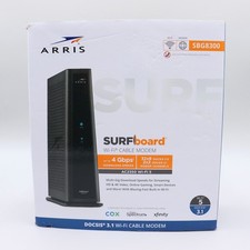 ARRIS SURFboard SBG8300 DOCSIS 3.1 Wi-Fi Cable Modem AC2350 Dual Band Black