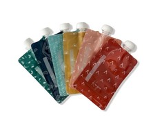 Reusable Baby Food Pouches Storage  Snacks  Purees, Apple Sauces, Smoothies...