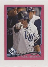 2014 Topps Mini Pink BCA 13/25 Yunel Escobar #184 i6j