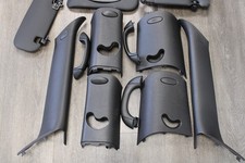 07-13 COMPLETE Mini Cooper R56 Black Headliner Pillars Panels Trim VISOR HANDLES