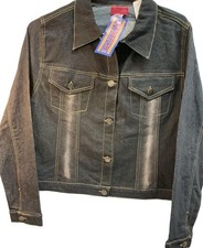 B.52 USA Vintage Stretch Black Denim Jean Jacket
