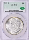 1899-O Morgan Silver Dollar CACG MS-63