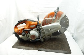 STIHL TS500i GAS POWER 14" CUTQUICK CONCRETE CUTOFF SAW W/DIAMOND BLADE