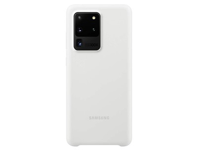 Samsung Original Galaxy S20 Ultra 5G Silicone Cover/Mobile Phone Case - White