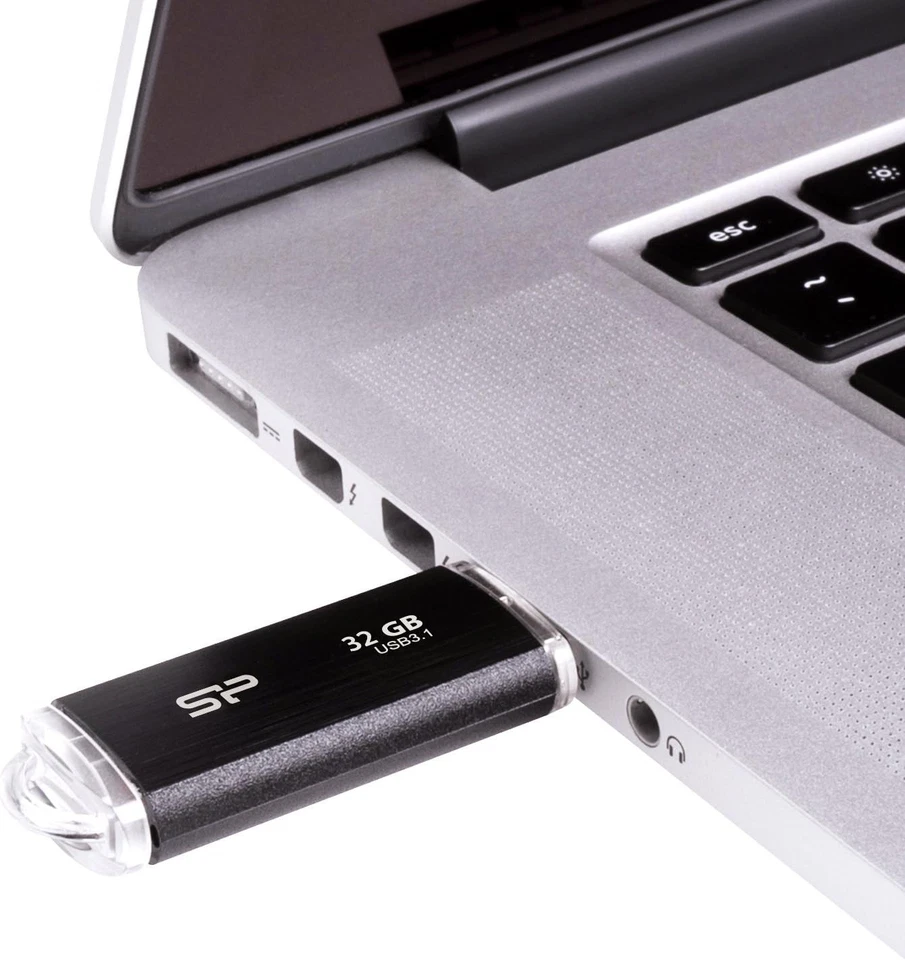 Silicon Power 32 GB USB Flash Drive, B02 Blaze, USB3.1, Retractable Connector, B - Image 3 of 4