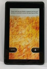 Amazon Kindle Fire 7" 1st Generation Black Model D01400, 8GB Tested  Works