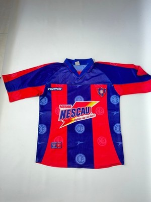 camiseta fútbol CERRO PORTEÑO (paraguay) home TOPPER 2001 matchworn #19