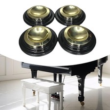 4x Piano Caster Cups Leg Pads Anti Noise Professional Piano Floor Protectors