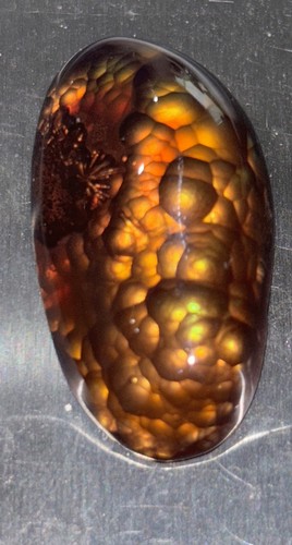 Hochwertiger polierter Feuerachat 6,2 Gramm Cabochon - Bild 7 von 9