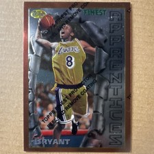 Topps 1996-97 Finest Apprentice Kobe Bryant Rookie #74 Los Angeles Lakers