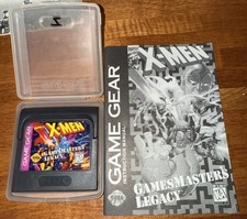 🔥🔥X-Men GameMasters Legacy Sega Game Gear Game & Manual Tested/Working