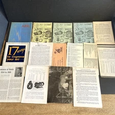 Lot of Radio Electronics Ephemera Brochures ARRL Puett Dubilier