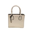 Michael Kors Women's Mercer White Leather Crossbody Purse