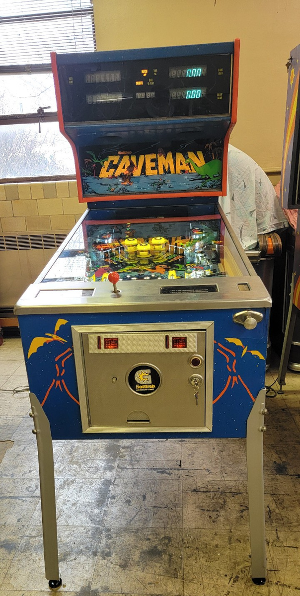 1982 Gottlieb Caveman Pinball Machine | eBay