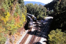NORFOLK SOUTHERN (NS) ES44AC 8012 Original slide--Emory Gap, Tennessee--2025