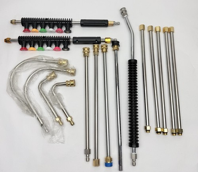 #ad Lot of 16 Pcs Pressure Washer Extension Nozzles Tips And More $78.30