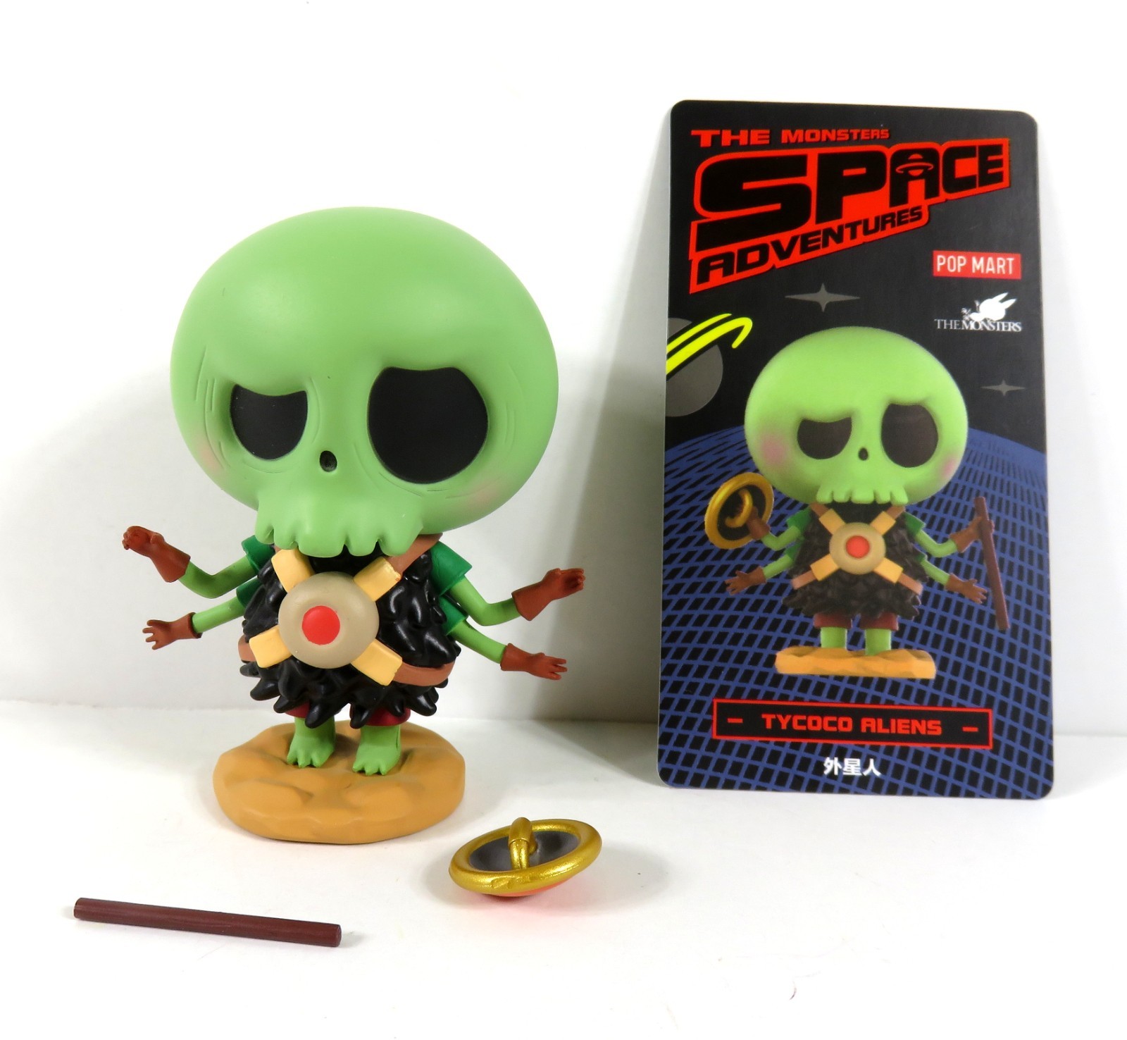 Pop Mart Labubu The Monsters Space Adventures Tycoco Aliens Collectible Figure New