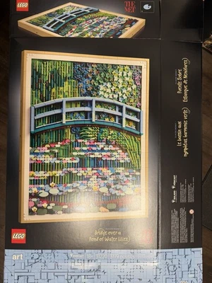 Lego Art 31220 Claude Monet Bridge Over A Pond Of Water Lilies Box & Manual Only - Image 1 of 3
