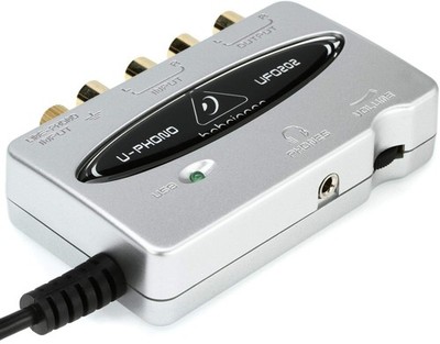 Behringer UPHONE UFO202 Audiophile USB/Audio Interface with Builtin Phono Pre...
