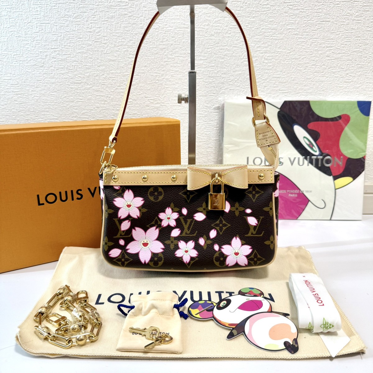 Louis Vuitton X Takashi Murakami Pochette Accessoires Cherry