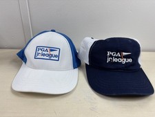 PGA Jr League Hat Cap Snap Back Youth Kids Golf Tournament Trucker Mesh Baseball
