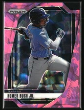 2025 Panini Prizm #127 Homer Bush Jr. Pink Ice Prizms