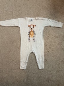 Burberry Baby One Piece Robot Teddy Coverall Size 6 Months