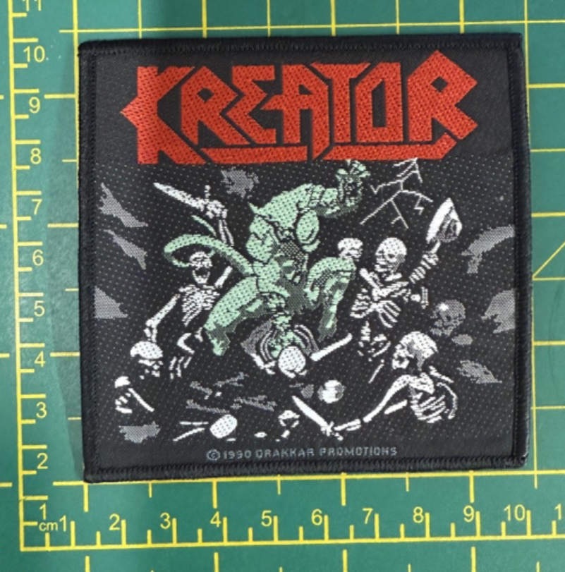 Kreator Pleasure To Kill Woven Sew On Patch Officially Licensed Patch