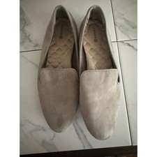 Birdies Starling Tan Suede Loafers Womens Size 9 Smoking Slippers Flat Shoes