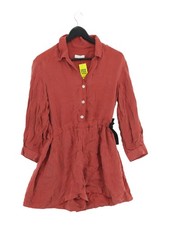 Sandro Womens Playsuit S Pink Other with Poly...