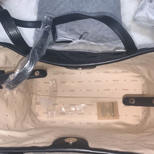 Borsa a tracolla Guess-Vikky II grande nera -nuova -con marsupio convertibile - Foto 7 di 11