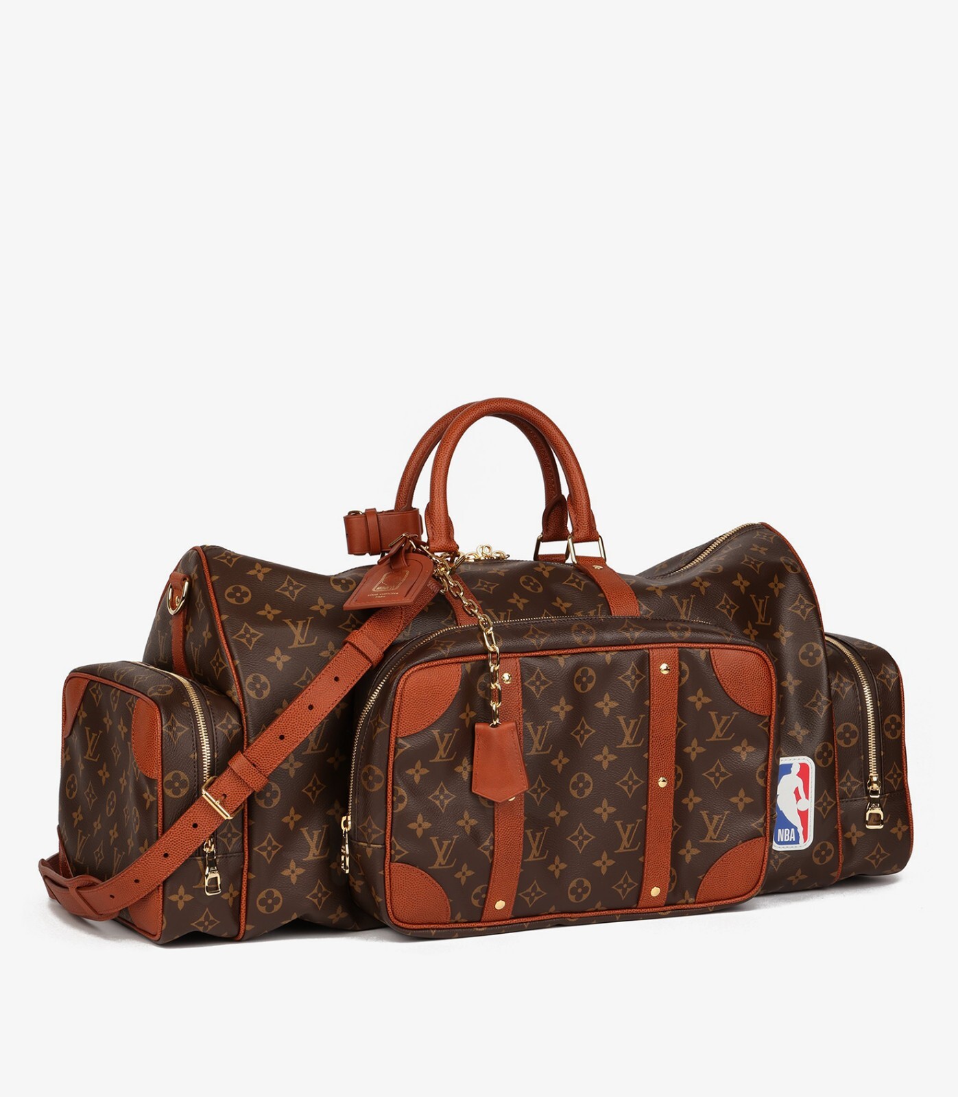 Louis Vuitton x NBA Monogram Canvas & Embossed Calfskin Trio Pocket Keepall image 3