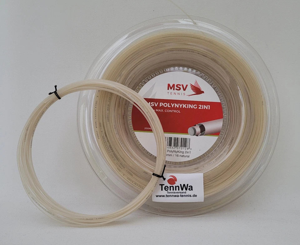 12 m (0,75 €/lfdm) MSV PolyNyKing, corda da tennis multifilamento punte