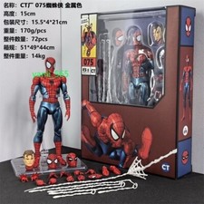 Comic Ver. Action Figure In Stock CT Toys MAFEX No.075 The Amazing Spider-Man