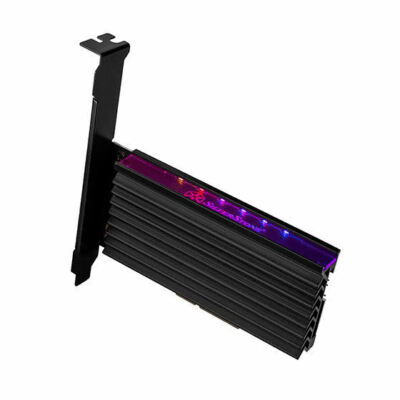 Silverstone ECM24-ARGB Single M.2 (M Key) to Single PCI-E x4 Converter/Adapter