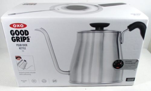 OXO Gooseneck 1L Pour-Over Stove Top Kettle w/ Thermometer NEW in Box - Picture 5 of 7
