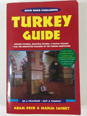 Turkey Guide Open Road Travel Book Adam Peck Manja Sachet 1st ed 1997