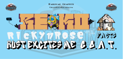 #ad Railroad Graffiti HO 1:87 Scale Decal Set $12.97