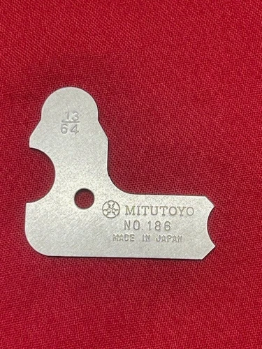Mitutoyo 186 RADIUS GAGE 13/64" - Replacement Gage - Old Style!