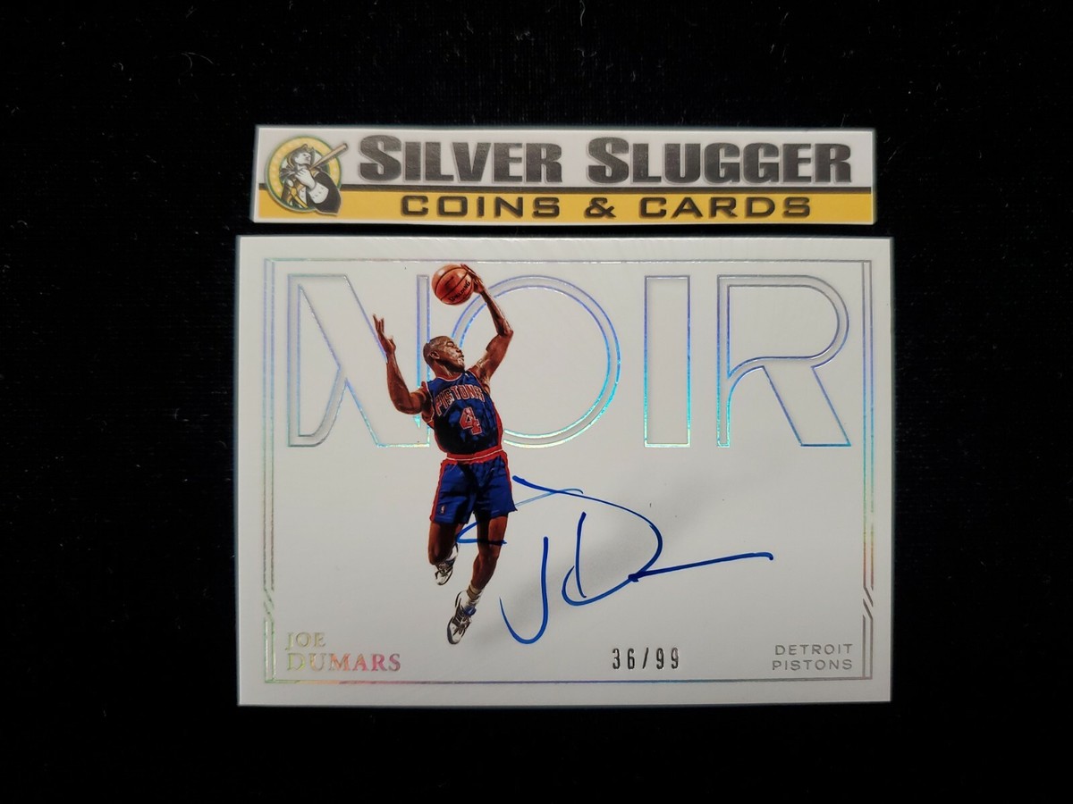 2020-21 Panini Noir - Shadow Signatures Joe Dumars #SHA-JDU